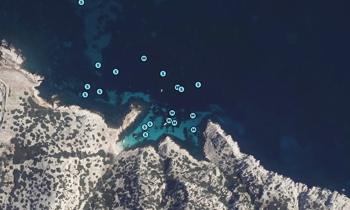 Satelite image of Calanque de Monasterio