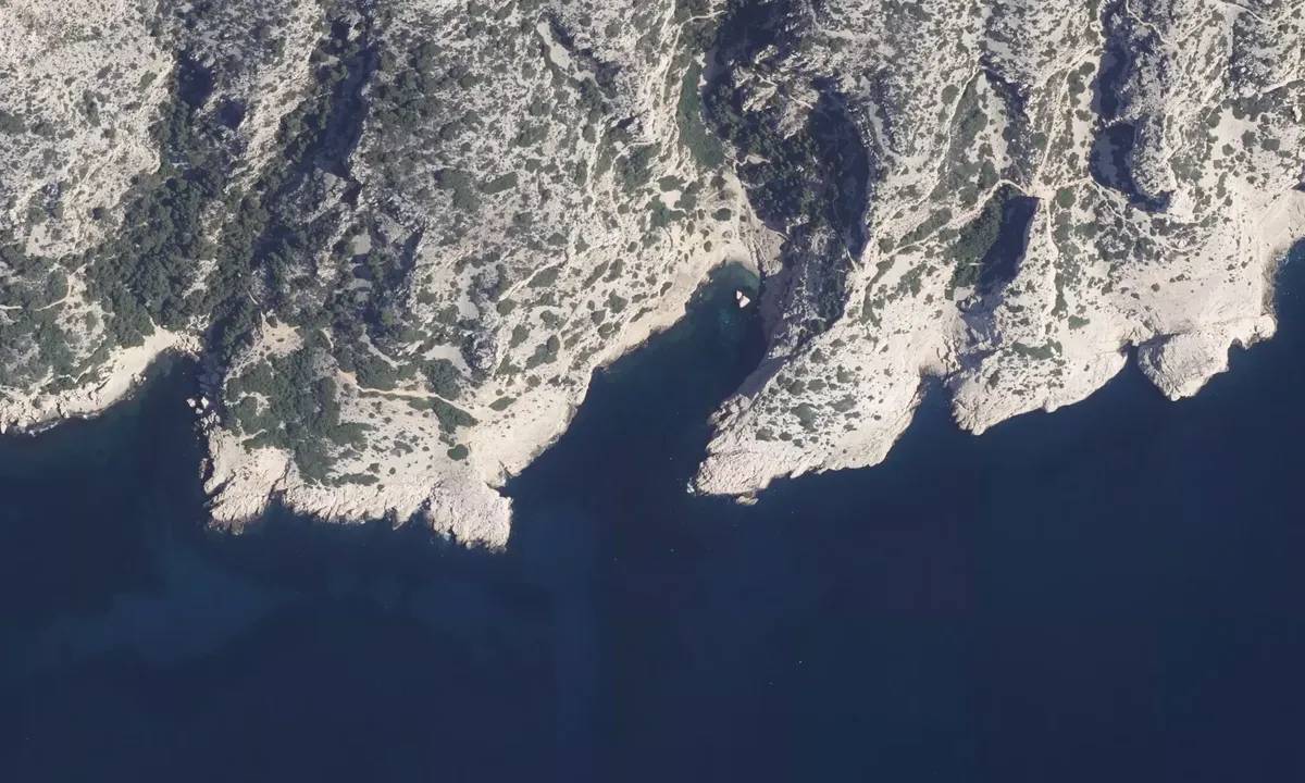 Satelite image of Calanque de Podestat