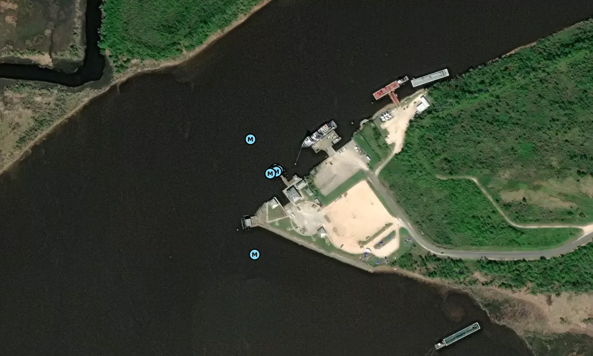 Satelite image of Calcasieu Point Landing