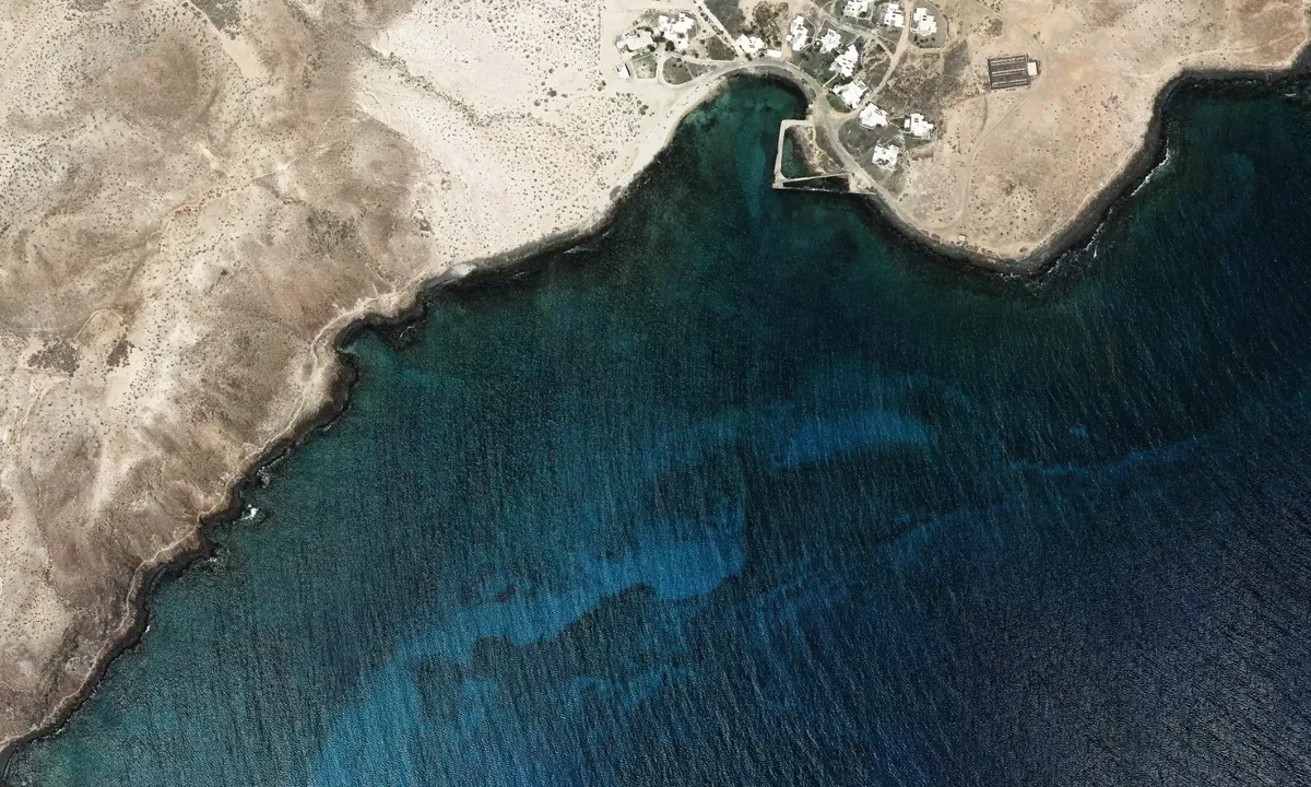 Flyfoto av Caleta de Pedro Barba