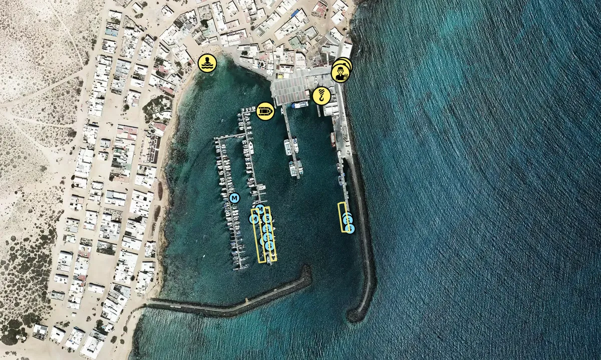 Satelite image of Caleta de Sebo
