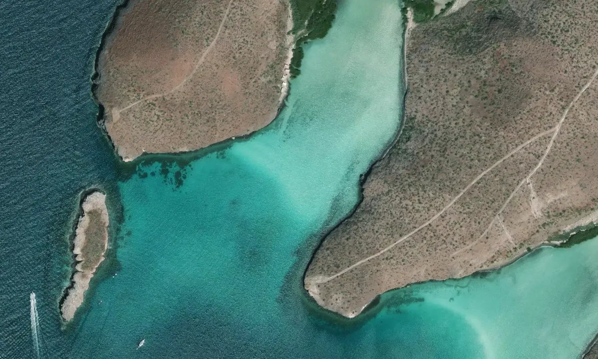 Flyfoto av Caleta Los Lobos