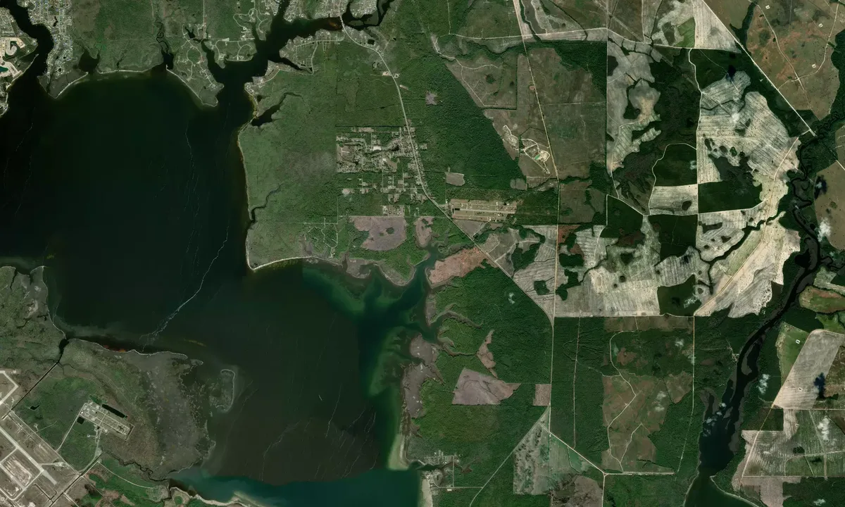 Flyfoto av California Bayou