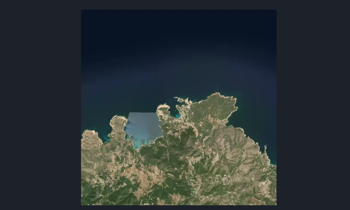 Flyfoto av Calla Portinatx