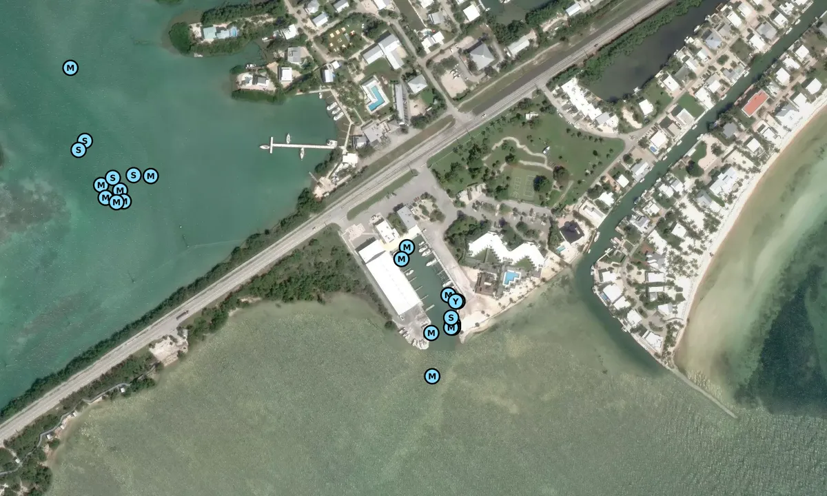 Satelite image of Caloosa Cove Marina and Resort