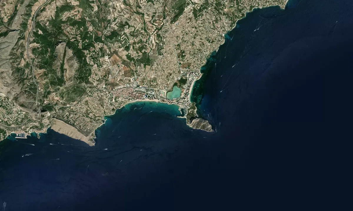 Flyfoto av Calpe
