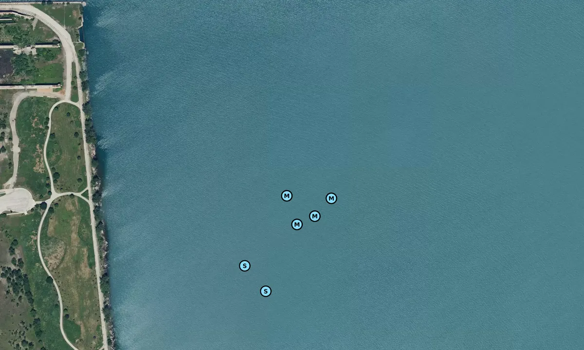 Satelite image of Calumet Harbor