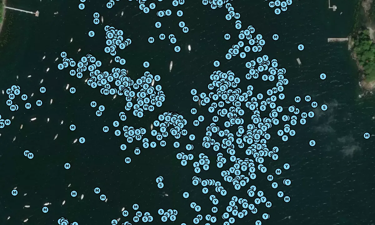 Satelite image of Camden Outer Harbor