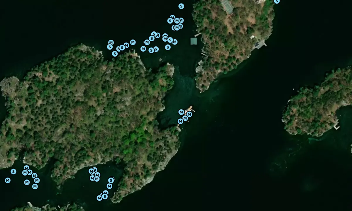 Satelite image of Camelot Island Docks