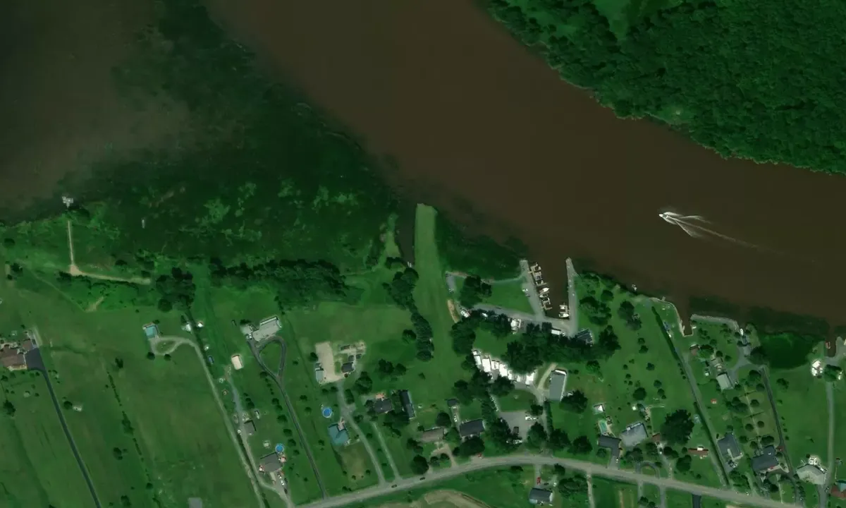 Satelite image of Camping Alain Viau