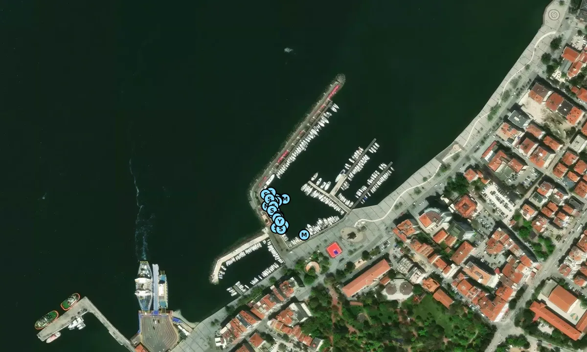 Satelite image of Canakkale Marina