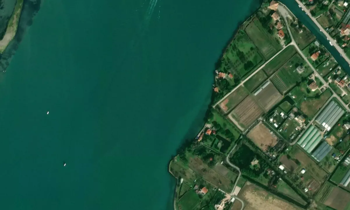 Flyfoto av Canal Treporti