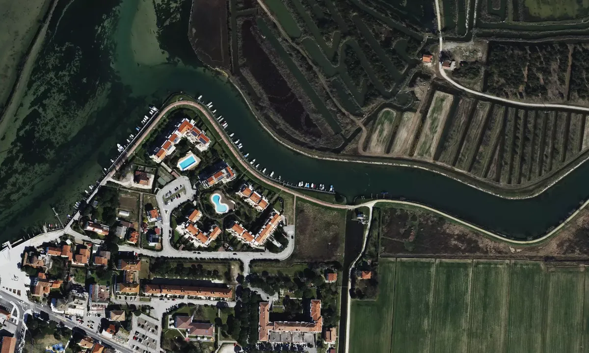 Satelite image of Canale Casson