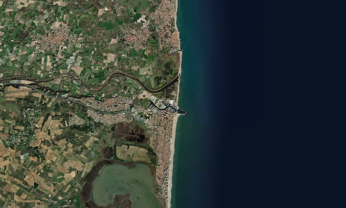 Flyfoto av Canet du Roussillion