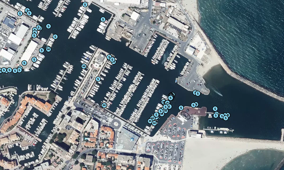 Satelite image of Canet du Roussillion