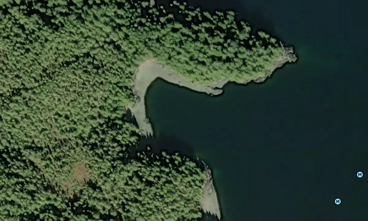 Satelite image of Cannery Cove - Alaska