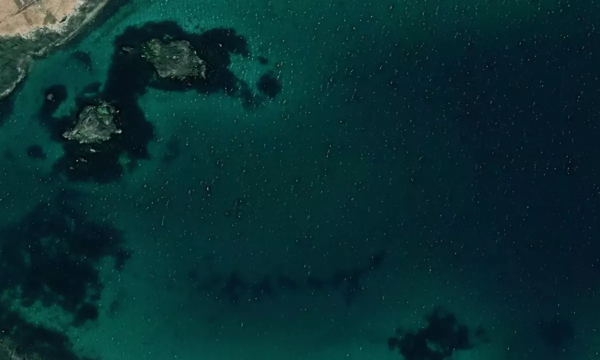 Satelite image of Caolas Bhatarsaigh