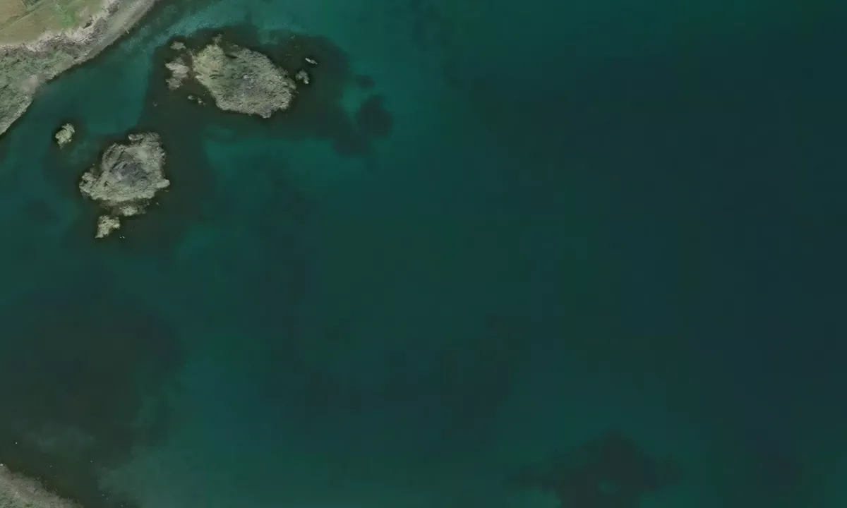 Satelite image of Caolas Bhatarsaigh