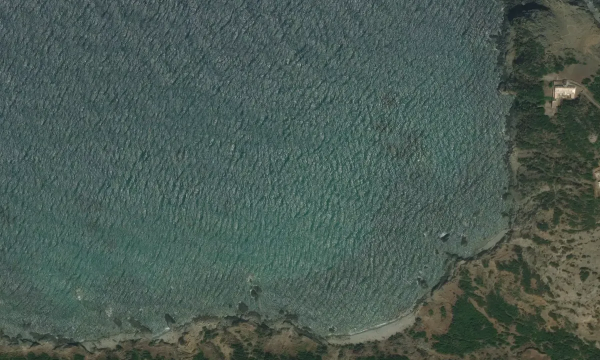 Satelite image of Cap Bougaroni
