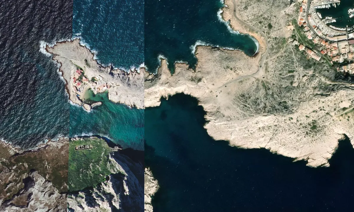 Flyfoto av Cap Croisette