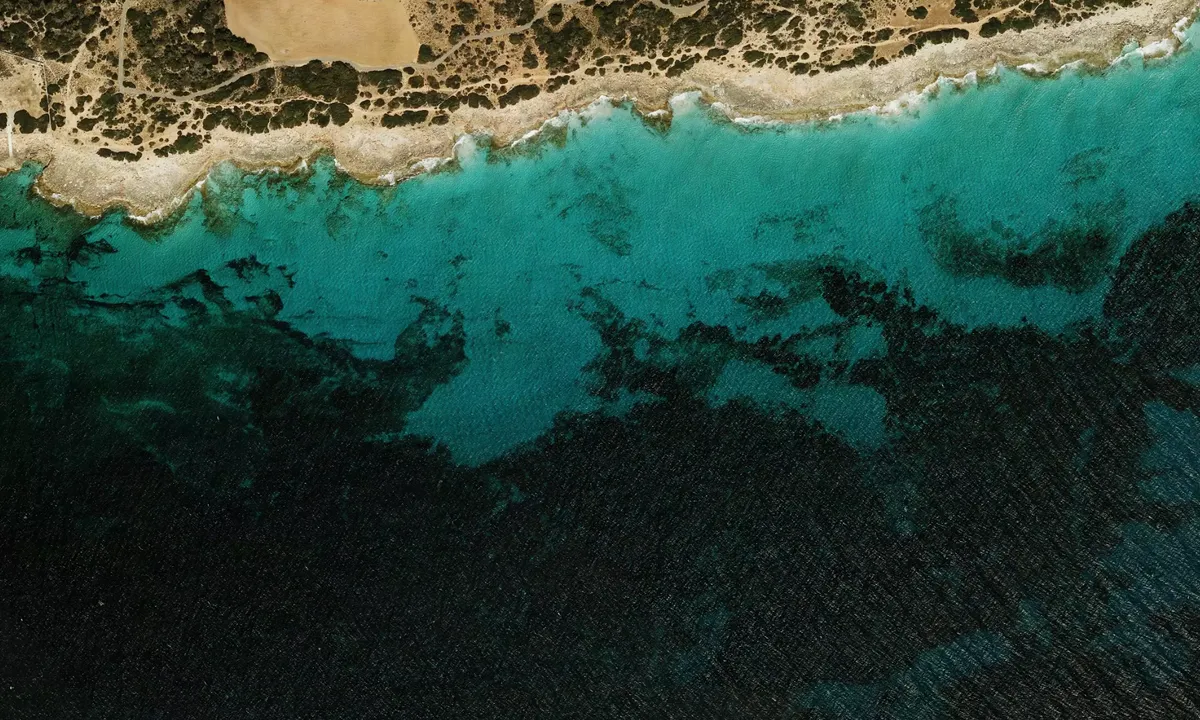 Flyfoto av Cap de Ses Salines