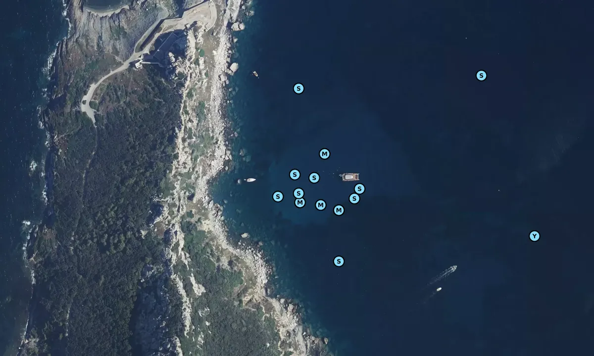 Satelite image of Cap des Mèdes