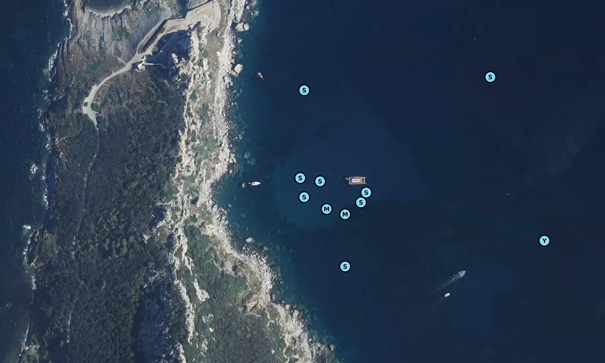 Satelite image of Cap des Mèdes