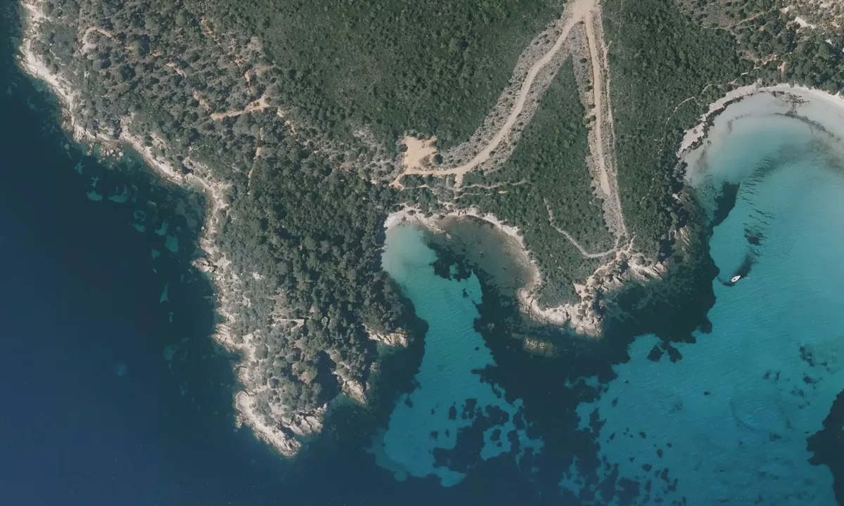Flyfoto av Cap Léoube