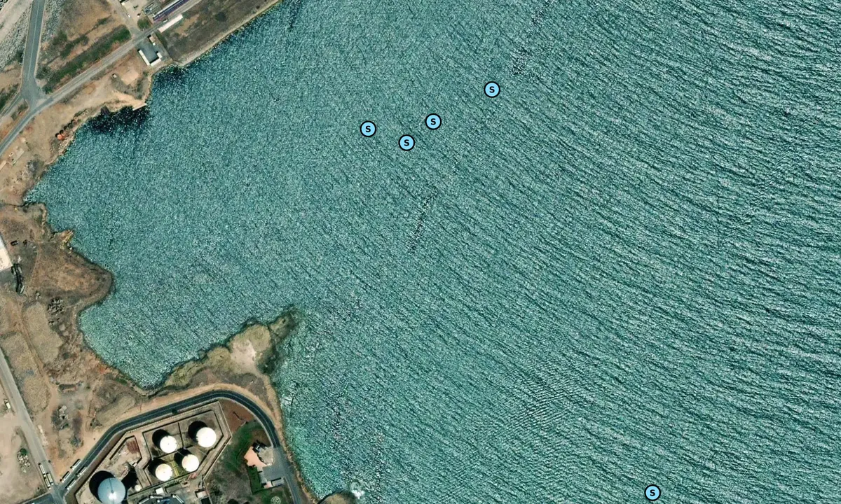 Satelite image of Cap Mohammedia