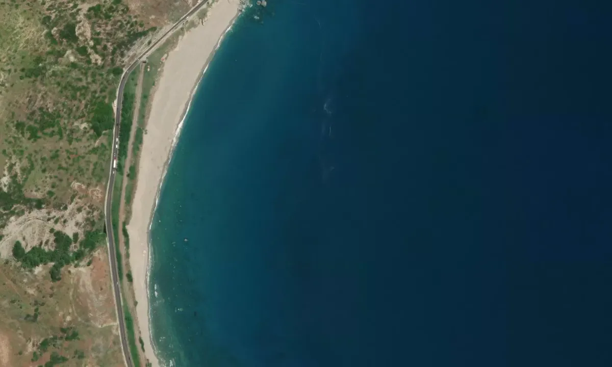 Flyfoto av Capo Bruzzano