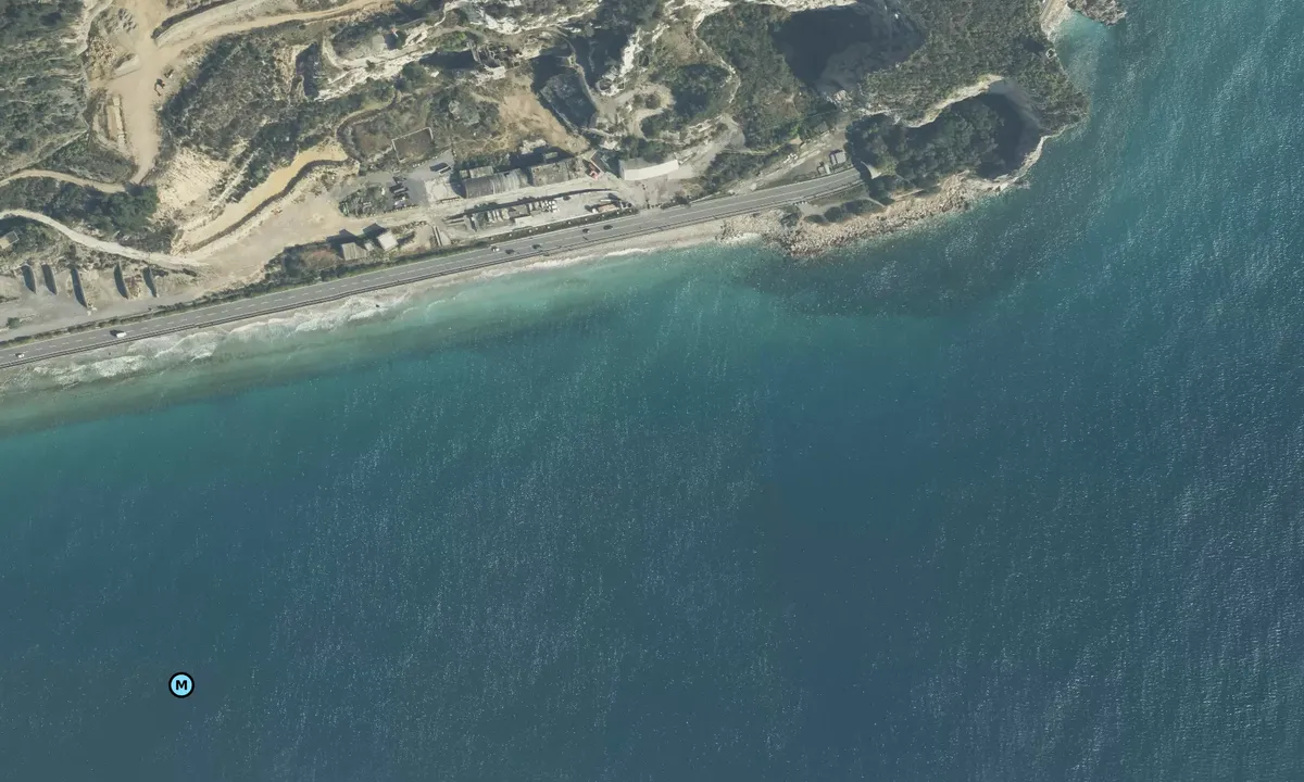Satelite image of Capo Caprazoppa
