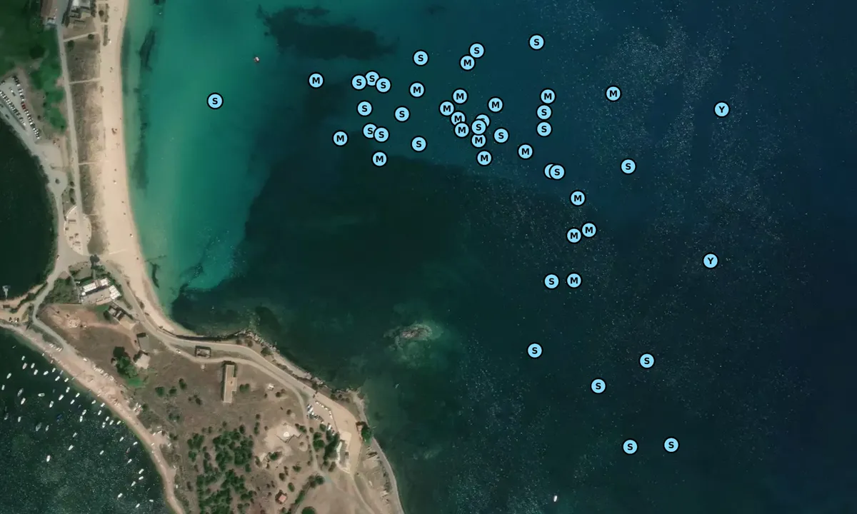 Satelite image of Capo di Pula Este