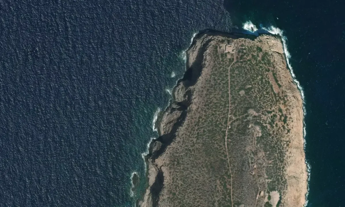 Satelite image of Capo Grosso