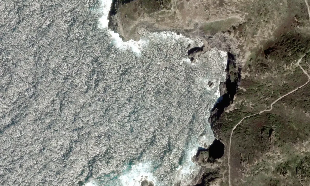 Satelite image of Capo Negro