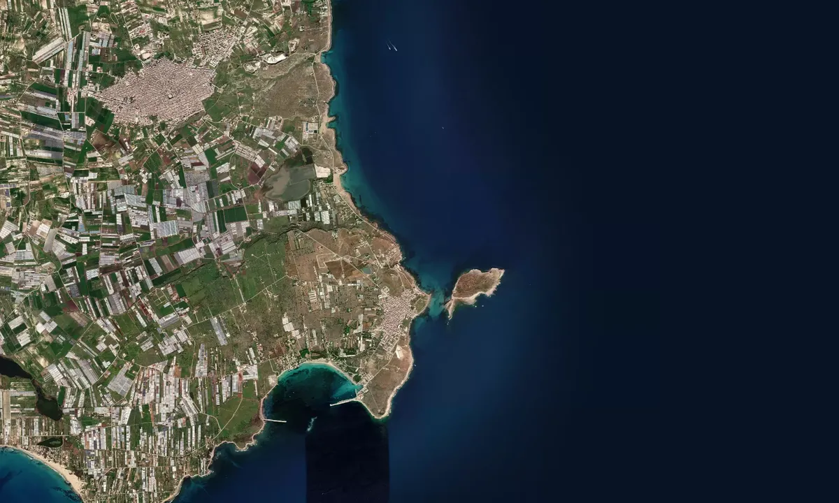 Flyfoto av Capo Passero 1