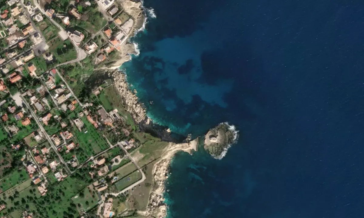 Flyfoto av Capo Sbarcatore Dei Turchi Nord