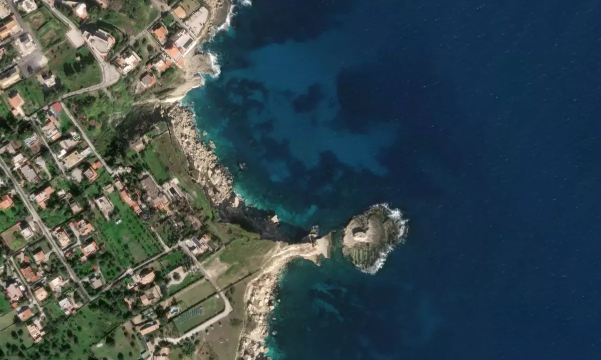Satelite image of Capo Sbarcatore Dei Turchi Nord
