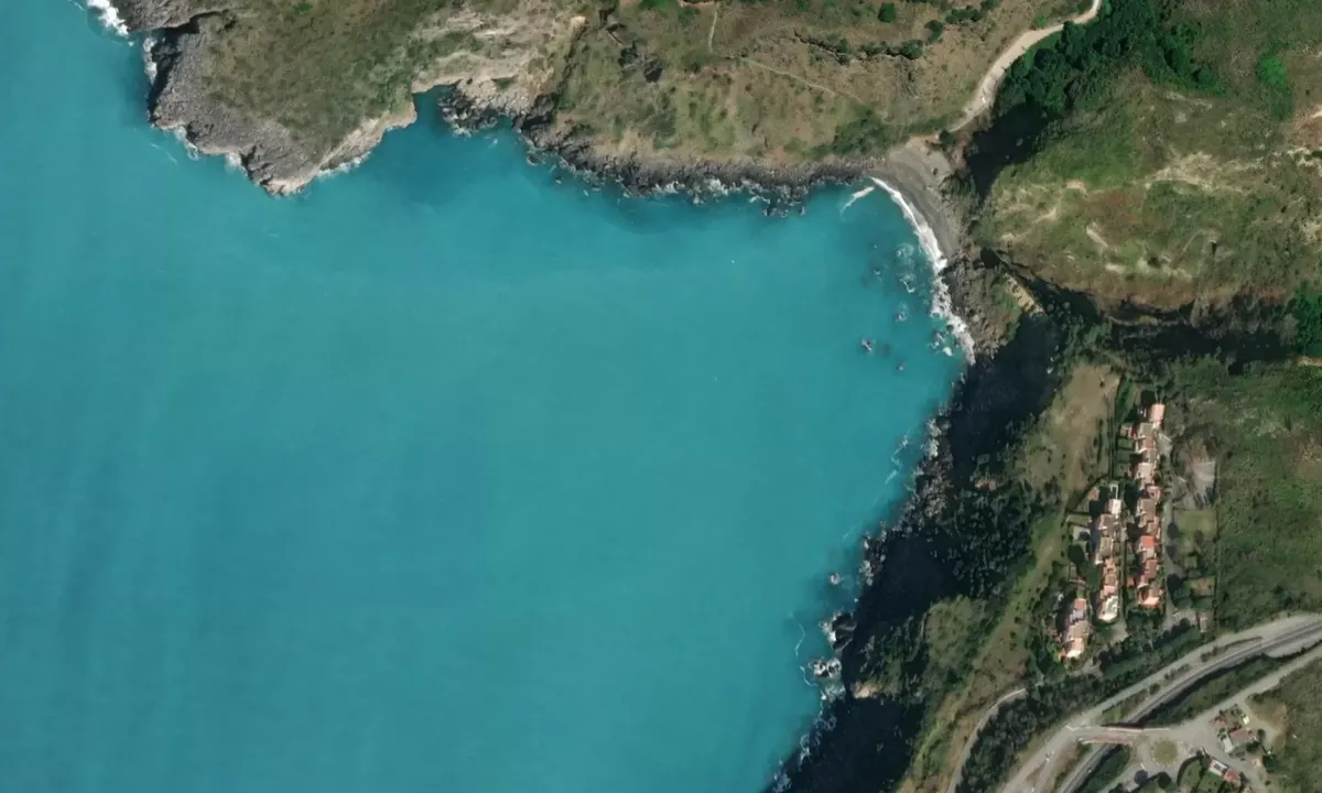 Flyfoto av Capo Scalea