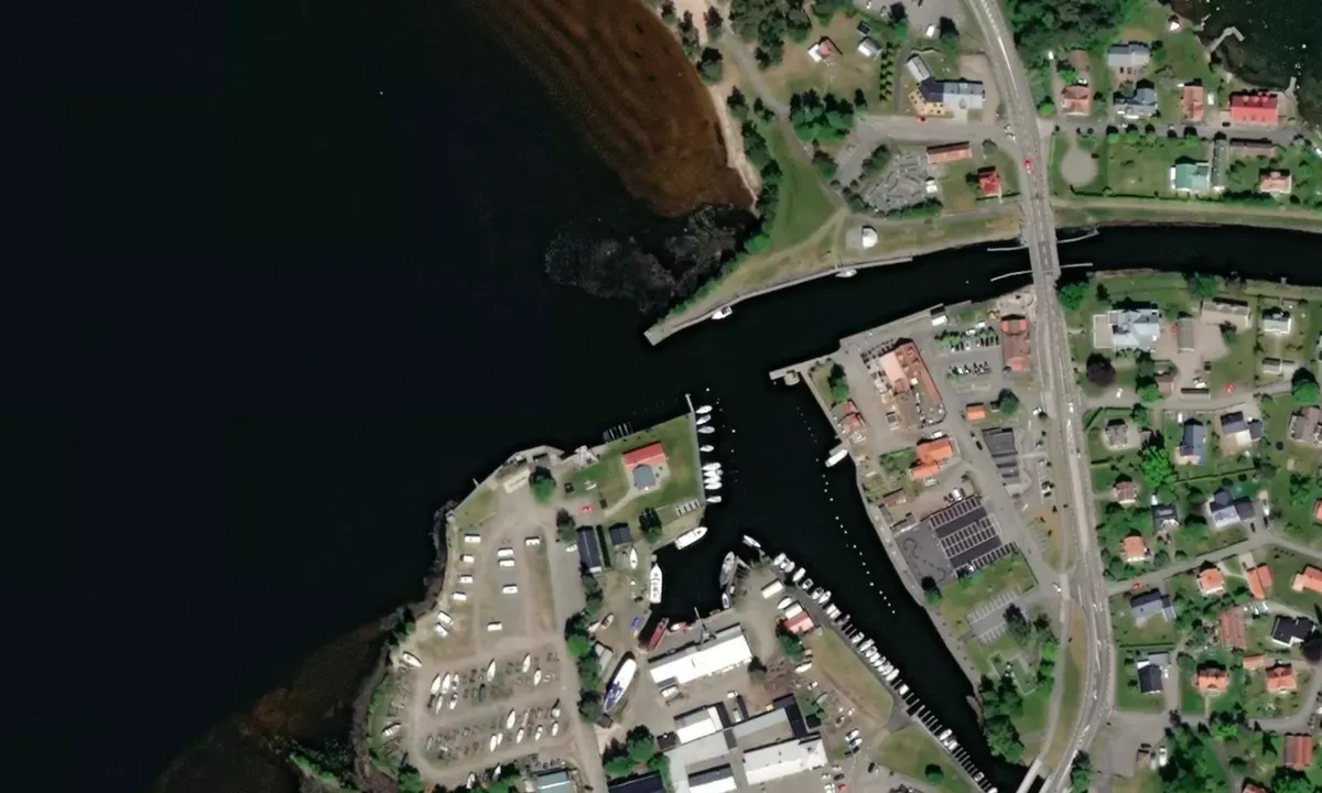 Flyfoto av Carlsborgs Segelsällskap