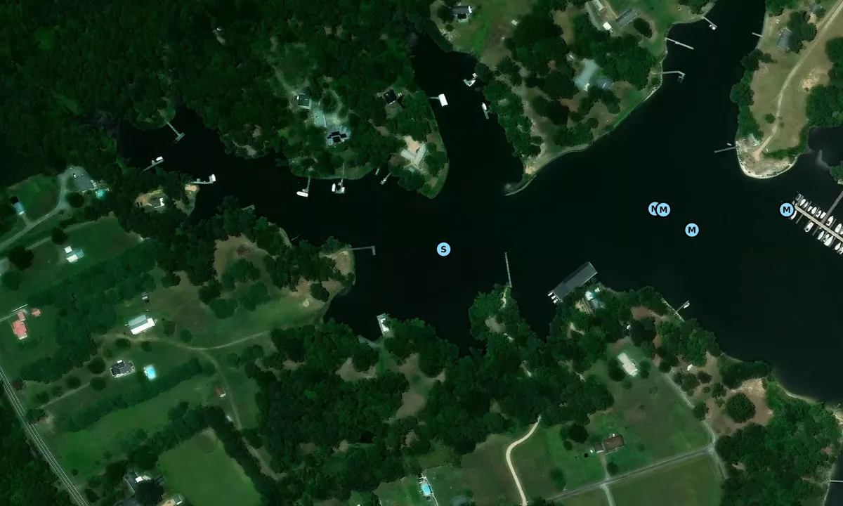 Satelite image of Carters Cove North