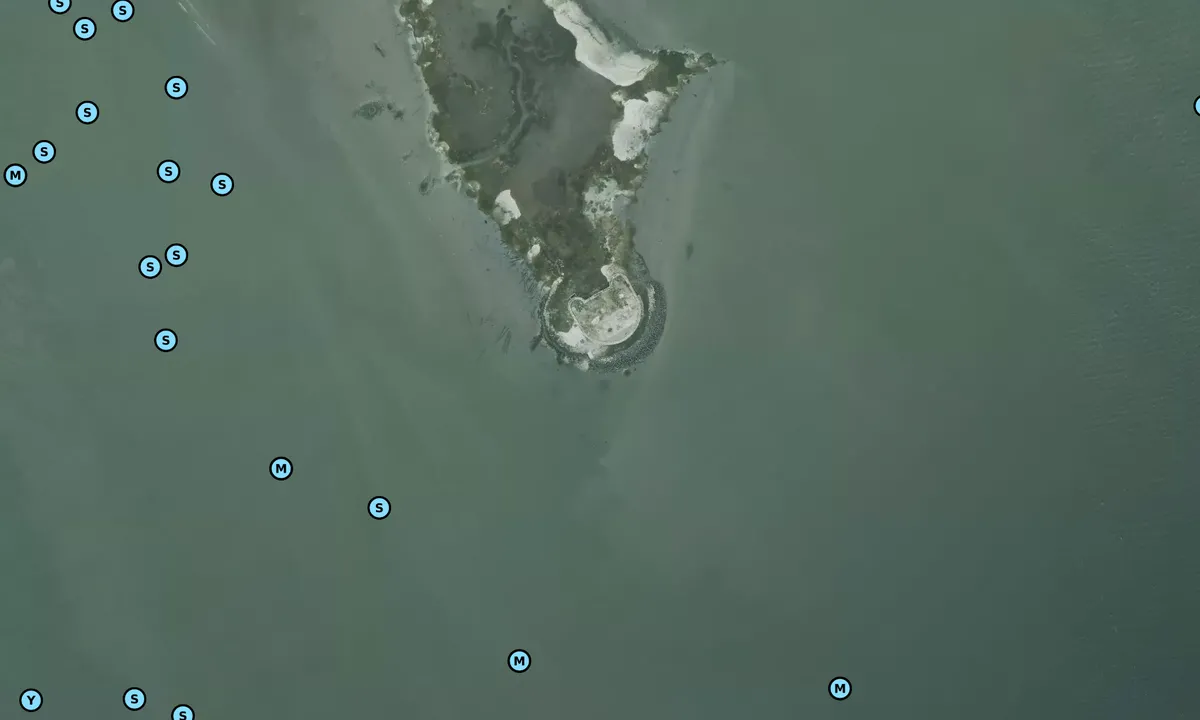 Satelite image of Castle Pickney