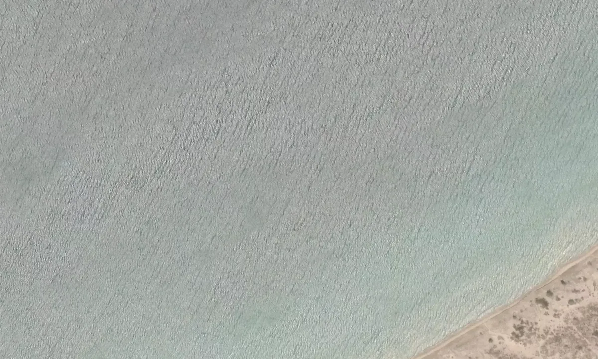 Flyfoto av Cathead Bay