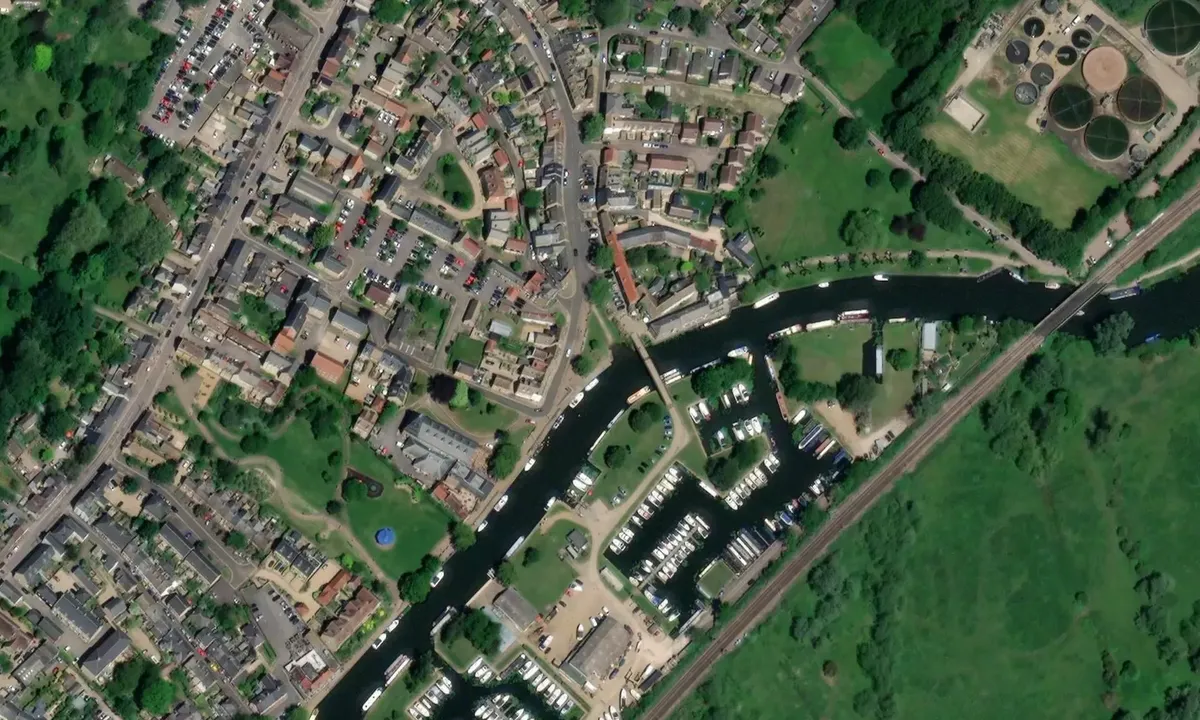 Satelite image of Cathedral Marina
