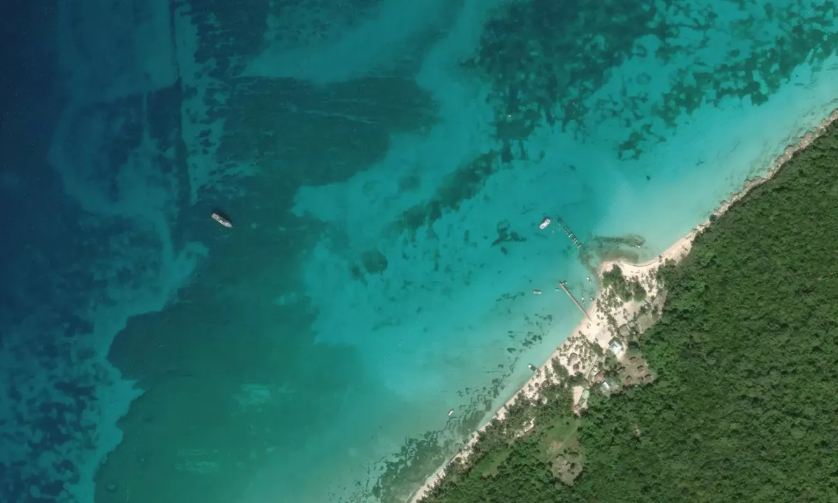 Flyfoto av Catuana jetty