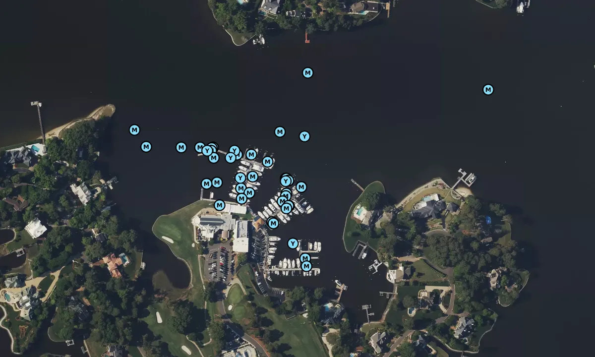 Satelite image of Cavalier Golf and Yacht Club