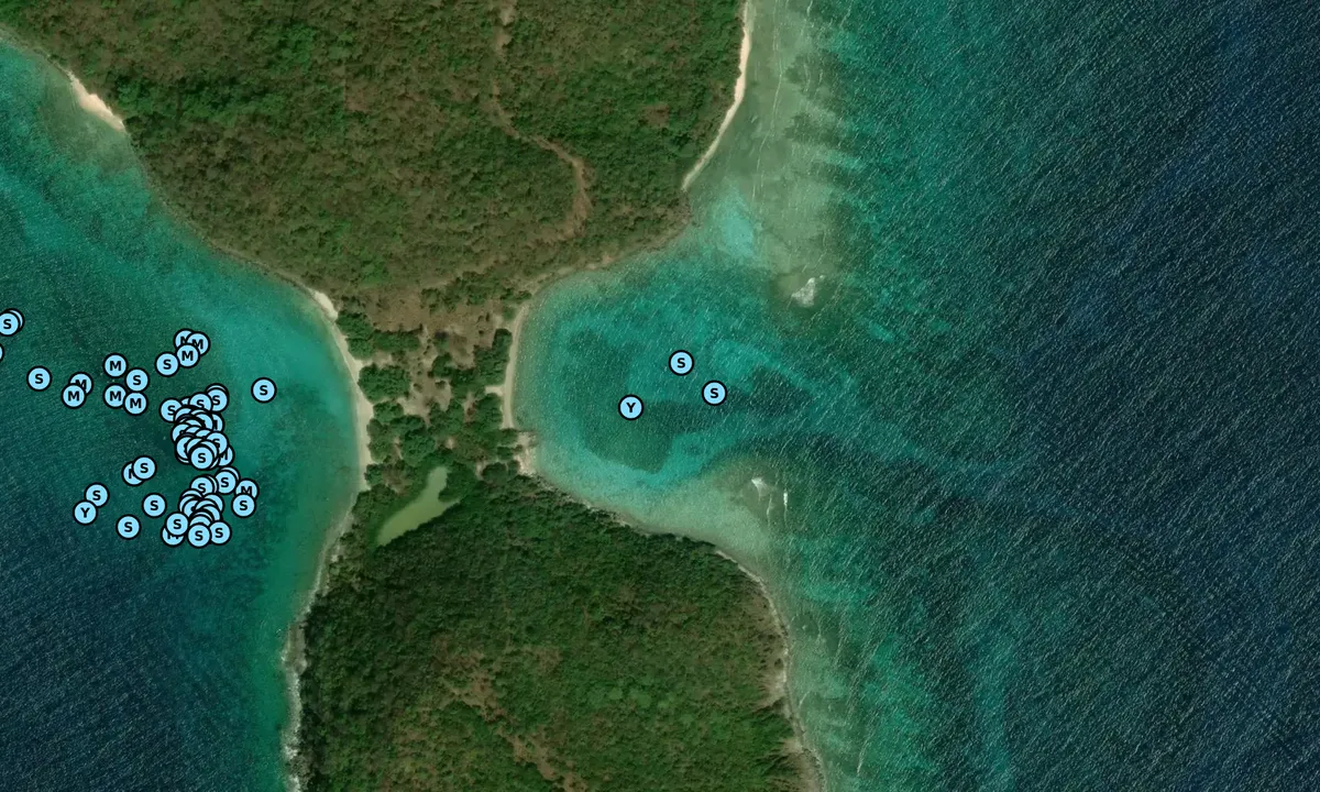 Satelite image of Cayo de Luis Pena