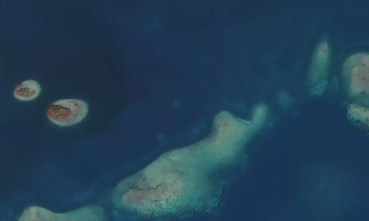 Satelite image of Cayo Enrique