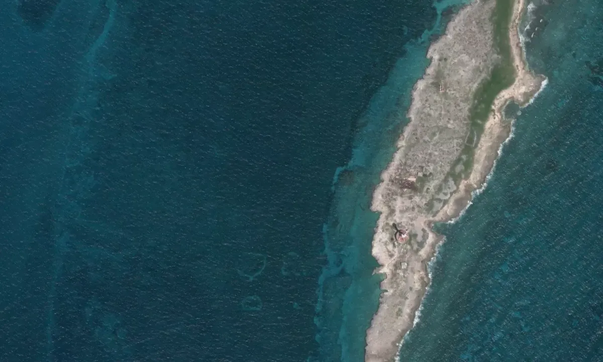Satelite image of Cayo Guano