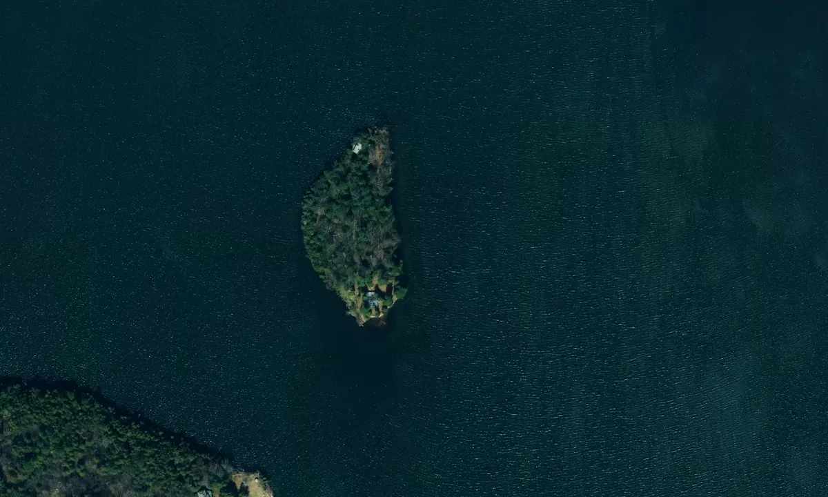 Satelite image of Cedar Island 1 1