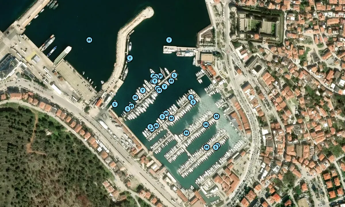 Satelite image of Cesme Marina